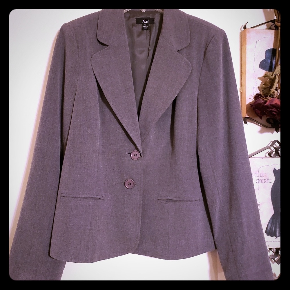 AGB Women's Gray Blazer